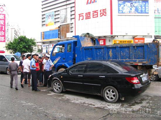 小车碰上泥头车:为什么受伤的总是我?(获奖)