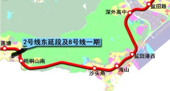 实拍深圳地铁8号线梧桐山南站,以后去梧桐山更