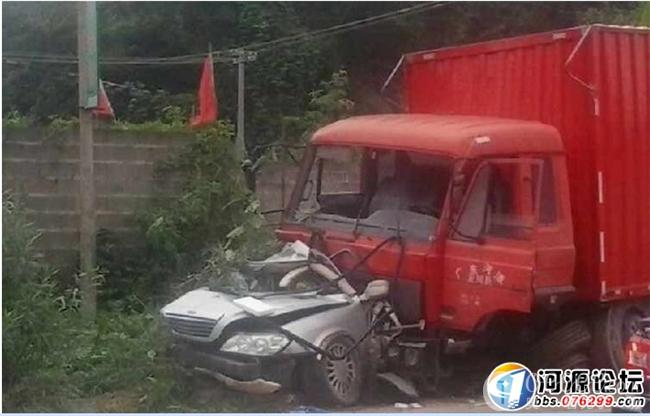 [网友曝料]龙川<em>老隆</em>鬼叫岭车祸,司机成肉末只剩