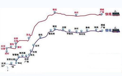 参照广州经验,强烈建议14号线设置快慢车_报料