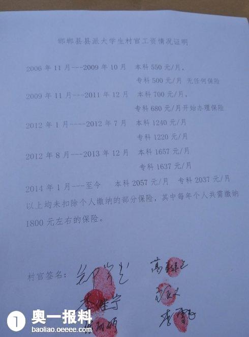 收入证明_大学生村官收入(2)