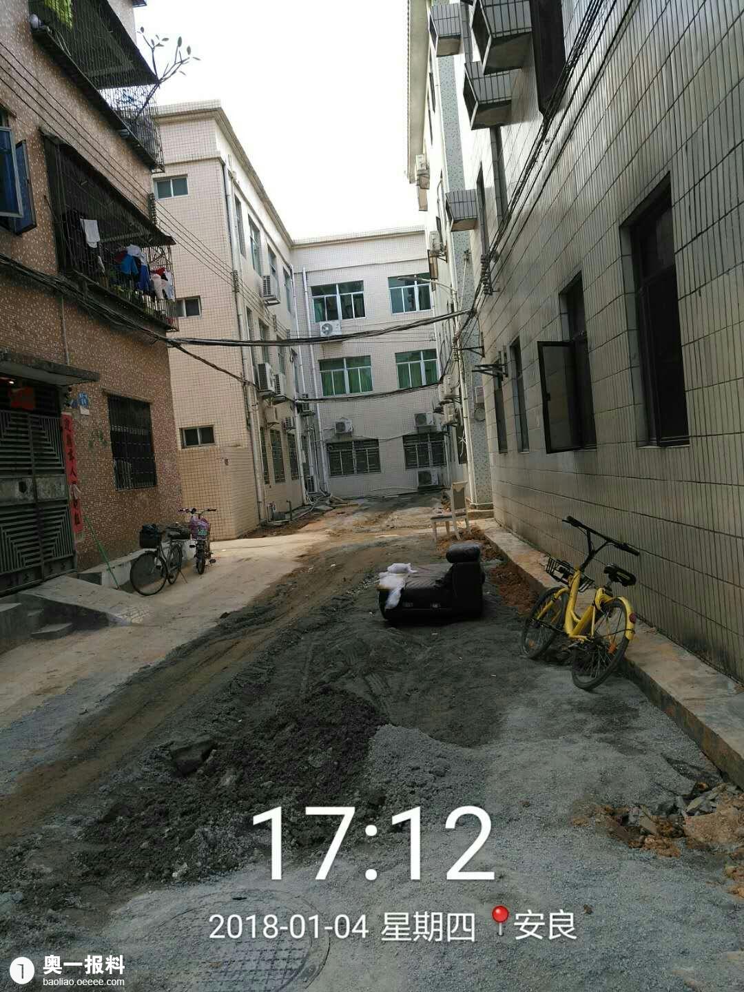 龙岗区园山街道安良八村的民心工程没人管