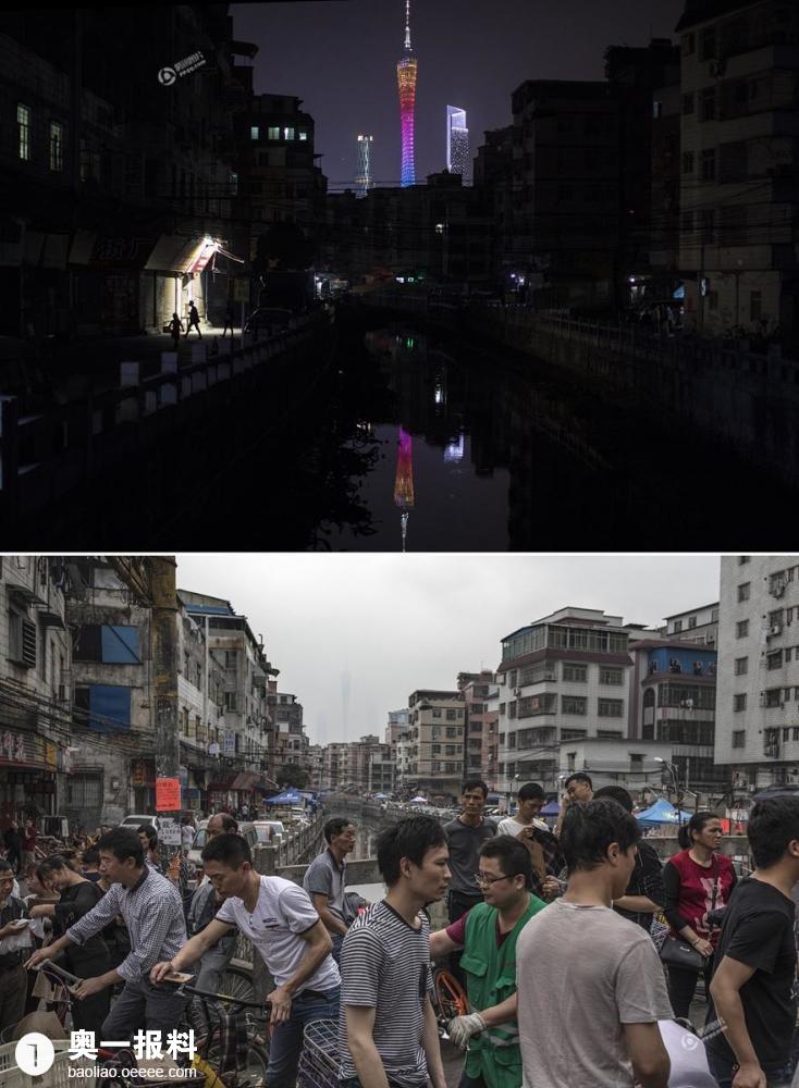 广州城中村春节前后对比差别巨大