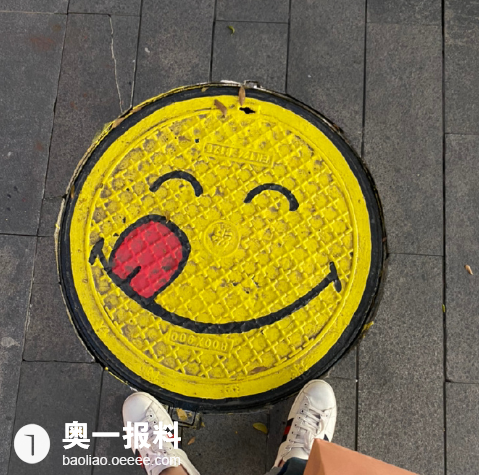 万象天地的井盖也太可爱了吧充满正能量