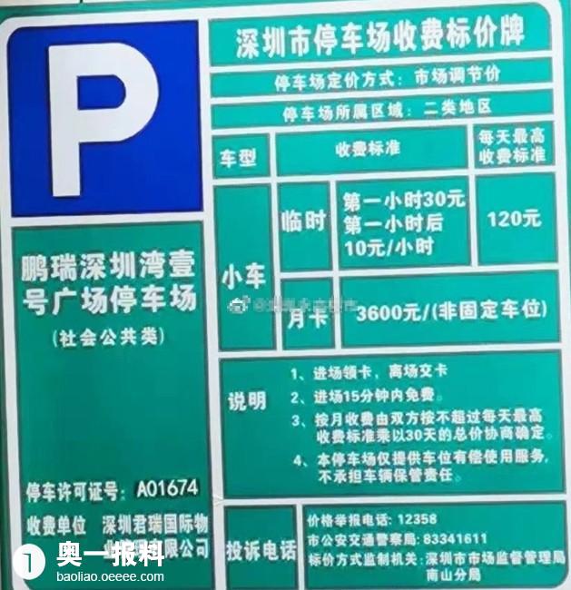 深圳停车位这么贵